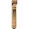 Ekena Millwork Merced Arts and Crafts Smooth Bracket w/ Offset Brace, Western Red Cedar, 5 1/2"W x 28"D x 32"H BKT0604X28X32MRC03SWR - alternate 3
